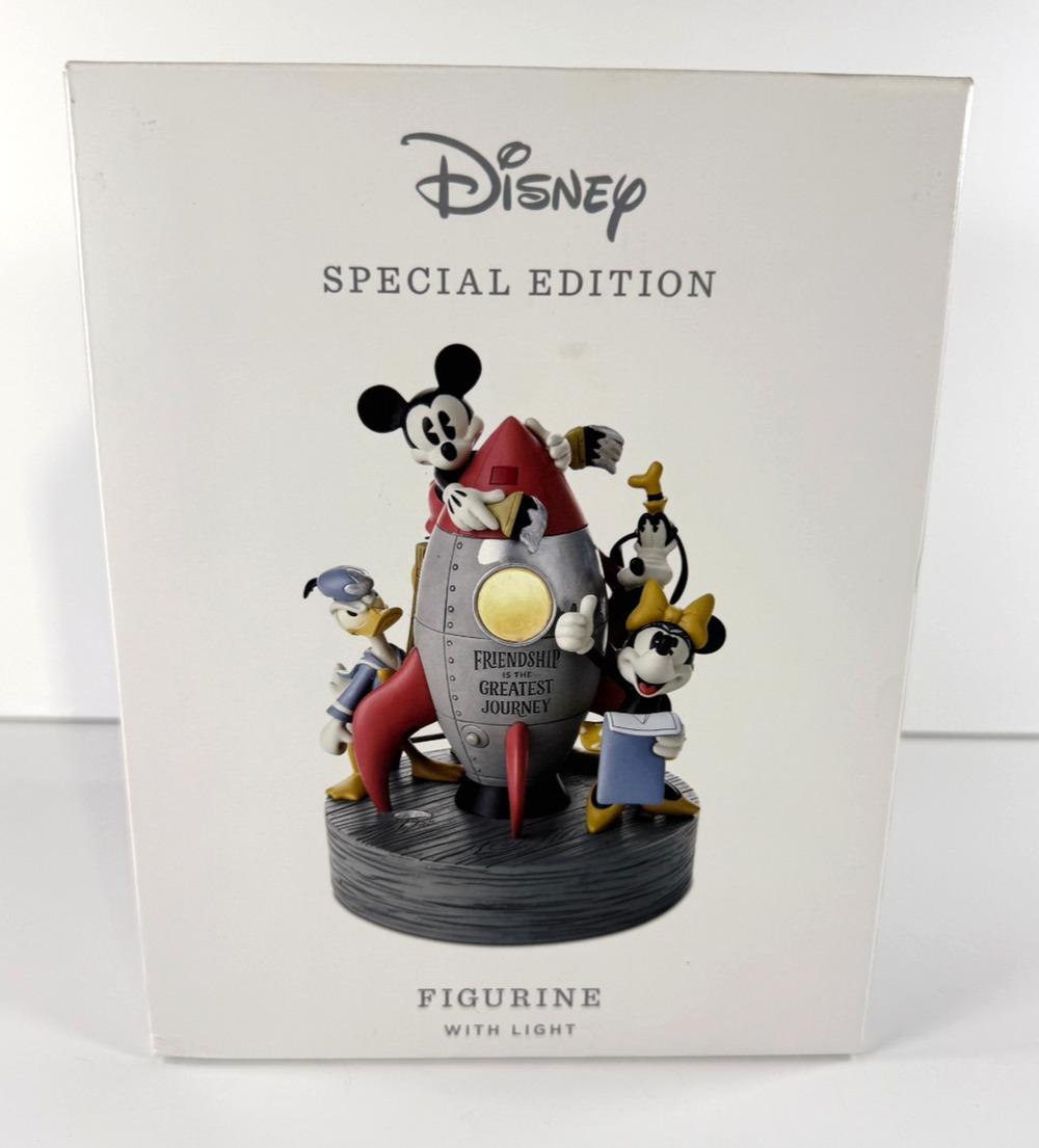 Hallmark Disney Mickey & Friends Rocket Figurine Light DYG2106 Friendship Journe